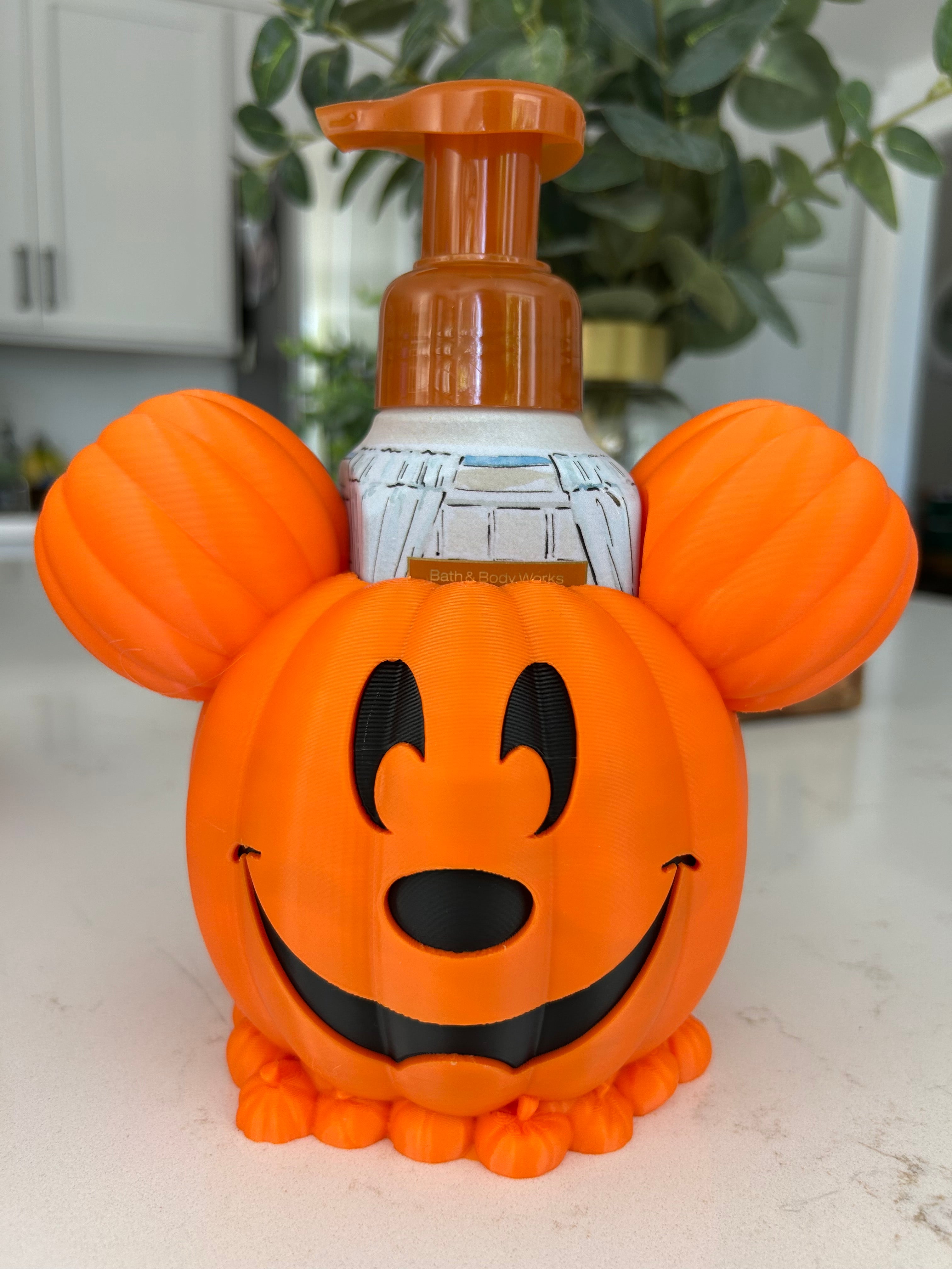 Mickey & Minnie Pumpkin Soap Holder – Bath & Body Works Foaming Soap Holder