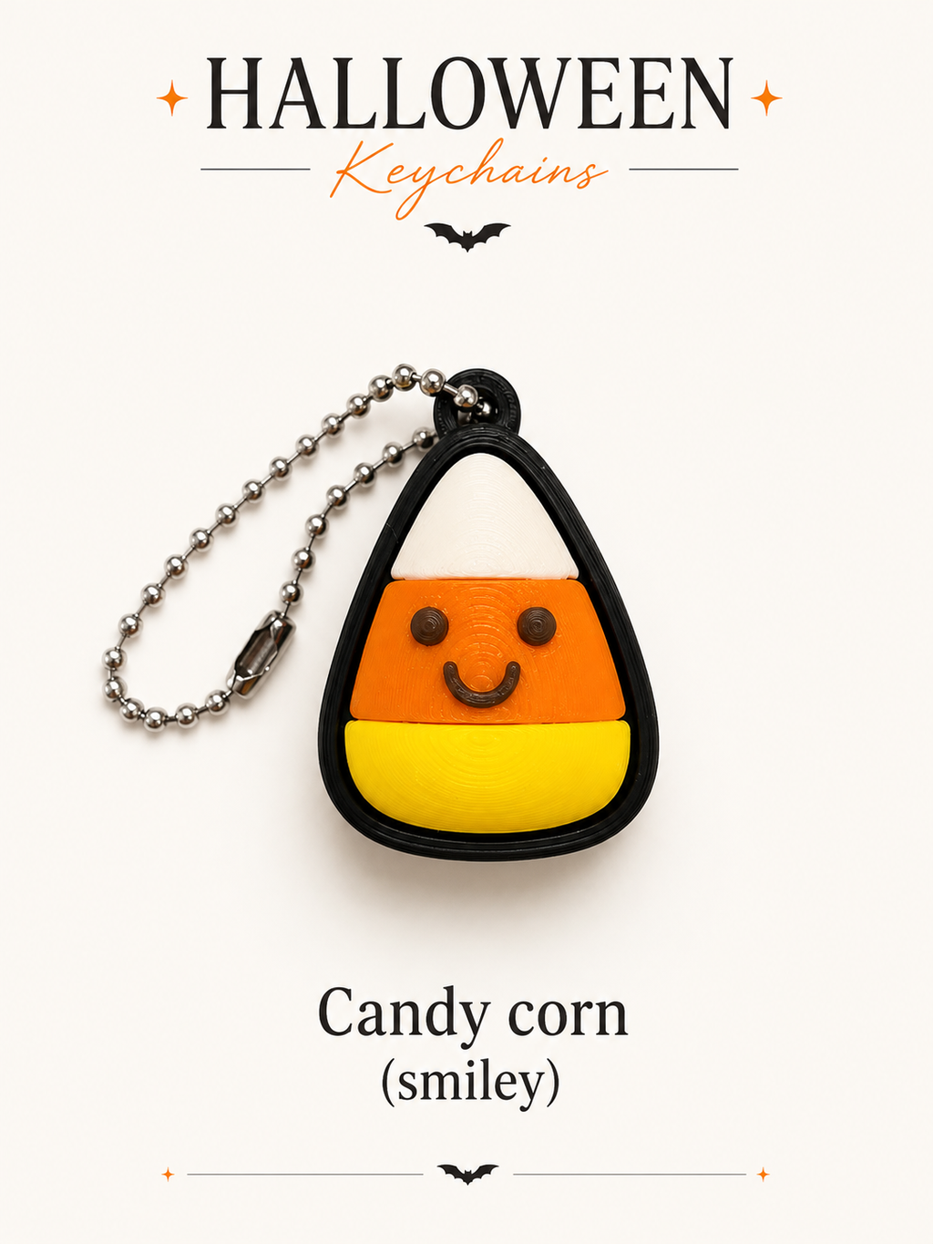 Halloween Fidget Clicker Keychain