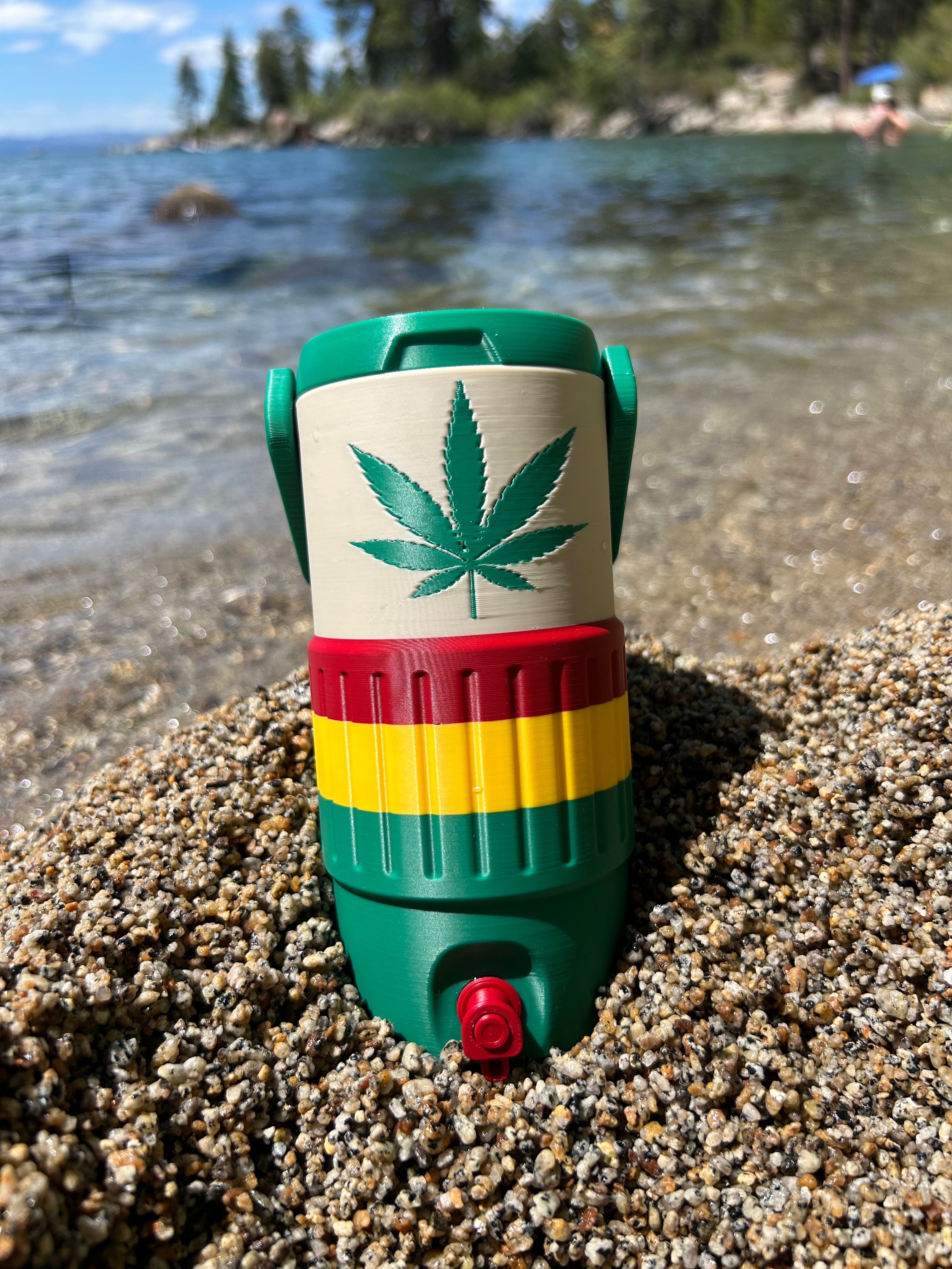 Bob Marley Inspired 12oz Slim Can Cooler -3D Printed