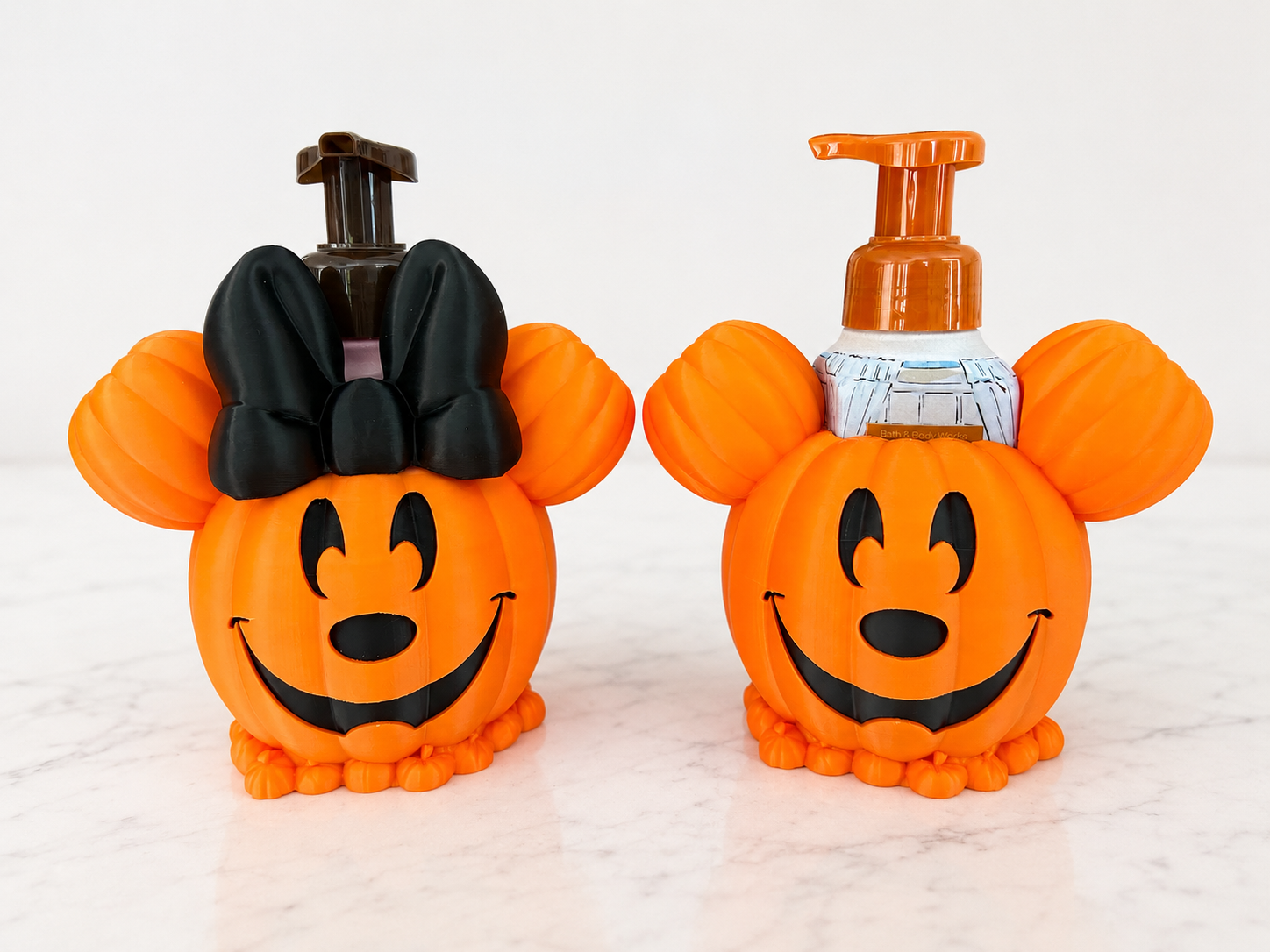 Mickey & Minnie Pumpkin Soap Holder – Bath & Body Works Foaming Soap Holder