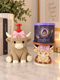 Highland Cow BBW Foaming Soap Holder & Candle Holder