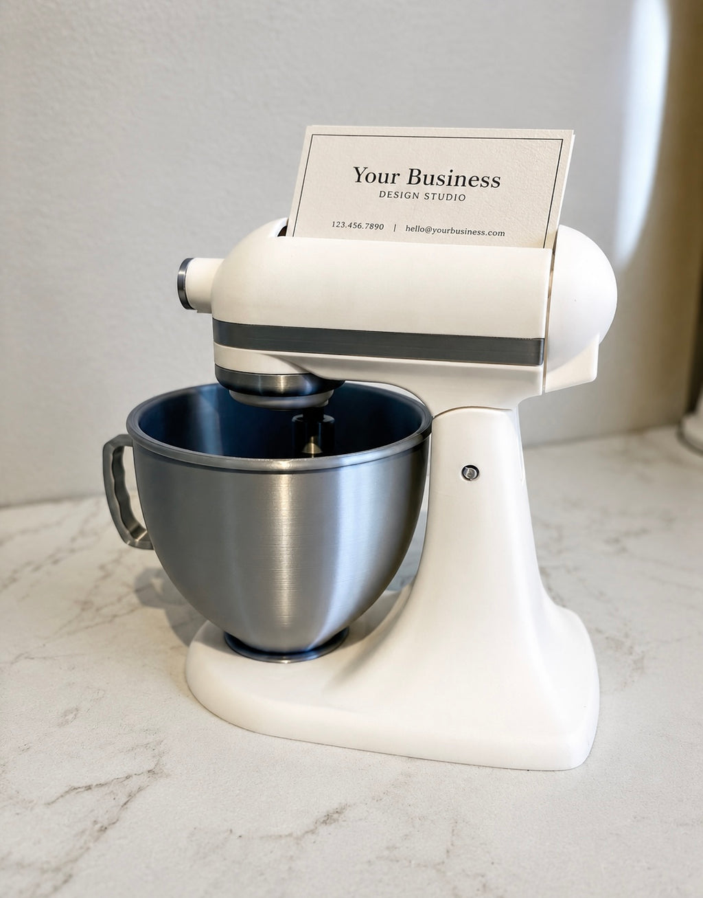 3D Printed Mini Mixer Business Card Holder