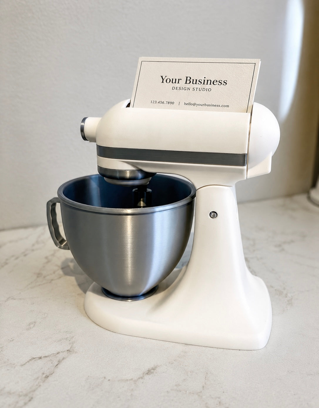 3D Printed Mini Mixer Business Card Holder