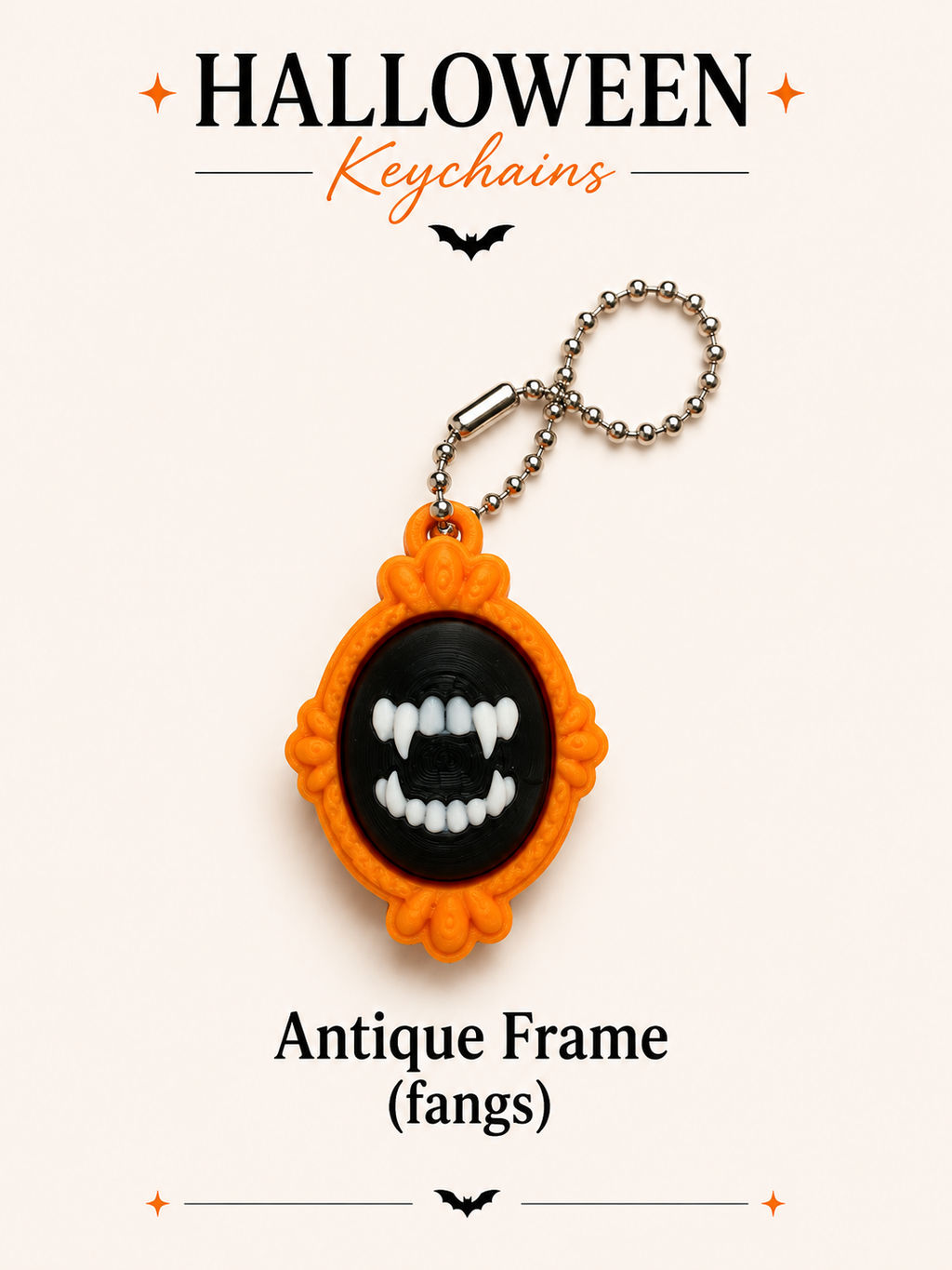 Halloween Fidget Clicker Keychain