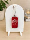 Dr pepper keychain/ Can Opener