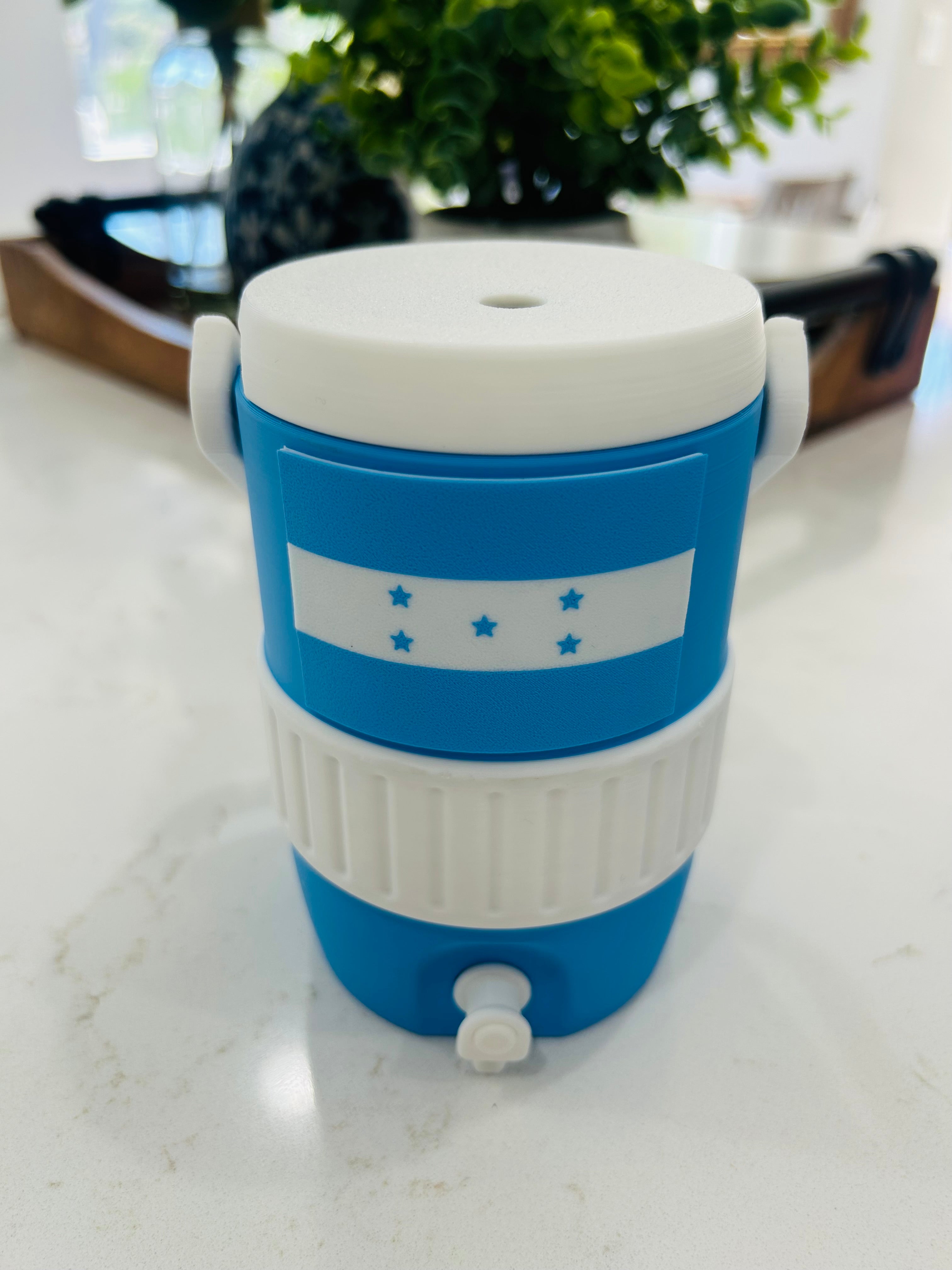 12oz National Soccer Team Mini Coolers with Soccer Ball Keychain/ Can Opener(7 Countries to choose from)