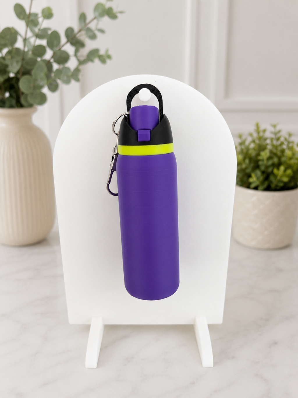 Owala-Inspired Mini Water Bottle Keychain/ Lip balm Holder