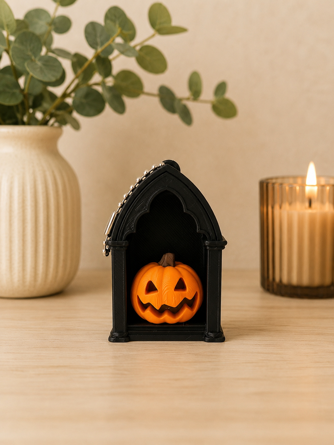 Halloween Fidget Clicker Keychain