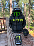 Monster Energy Inspired Hoodie Can Holder with Matching Keychain, Opener and Lid