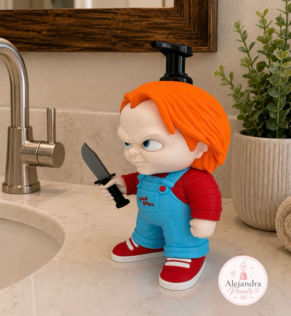 Chucky-Inspired Foaming Soap Holder