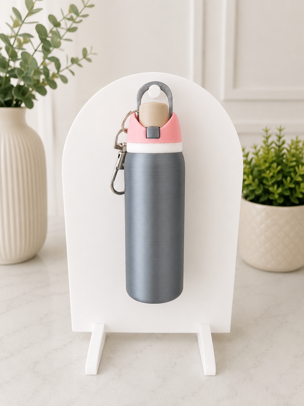 Owala-Inspired Mini Water Bottle Keychain/ Lip Balm Holder