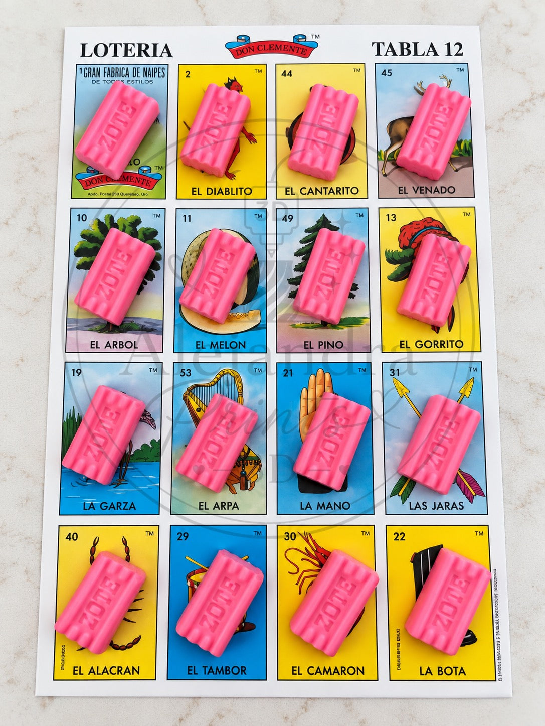 Lotería Game Tokens | 3D Printed Token Bundles