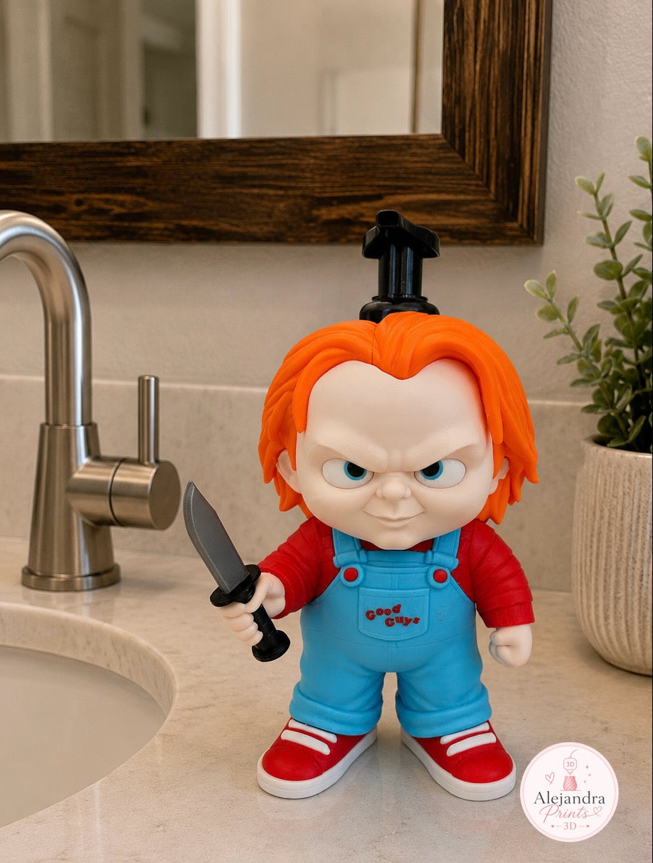 Chucky-Inspired Foaming Soap Holder