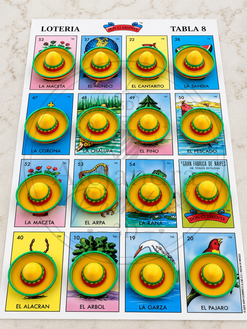 Lotería Game Tokens | 3D Printed Token Bundles
