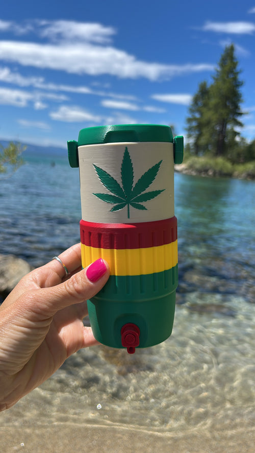 Bob Marley Inspired 12oz Slim Can Cooler -3D Printed
