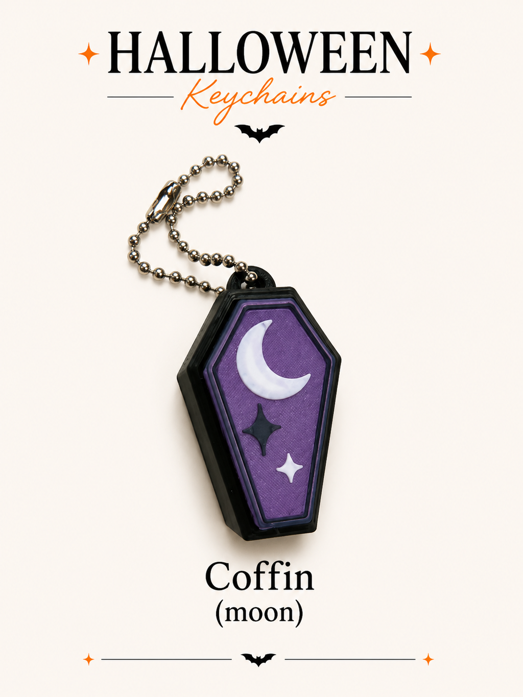 Halloween Fidget Clicker Keychain