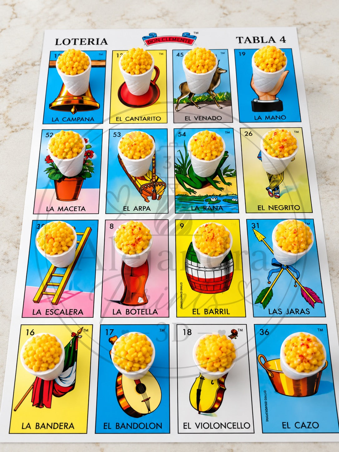 Lotería Game Tokens | 3D Printed Token Bundles