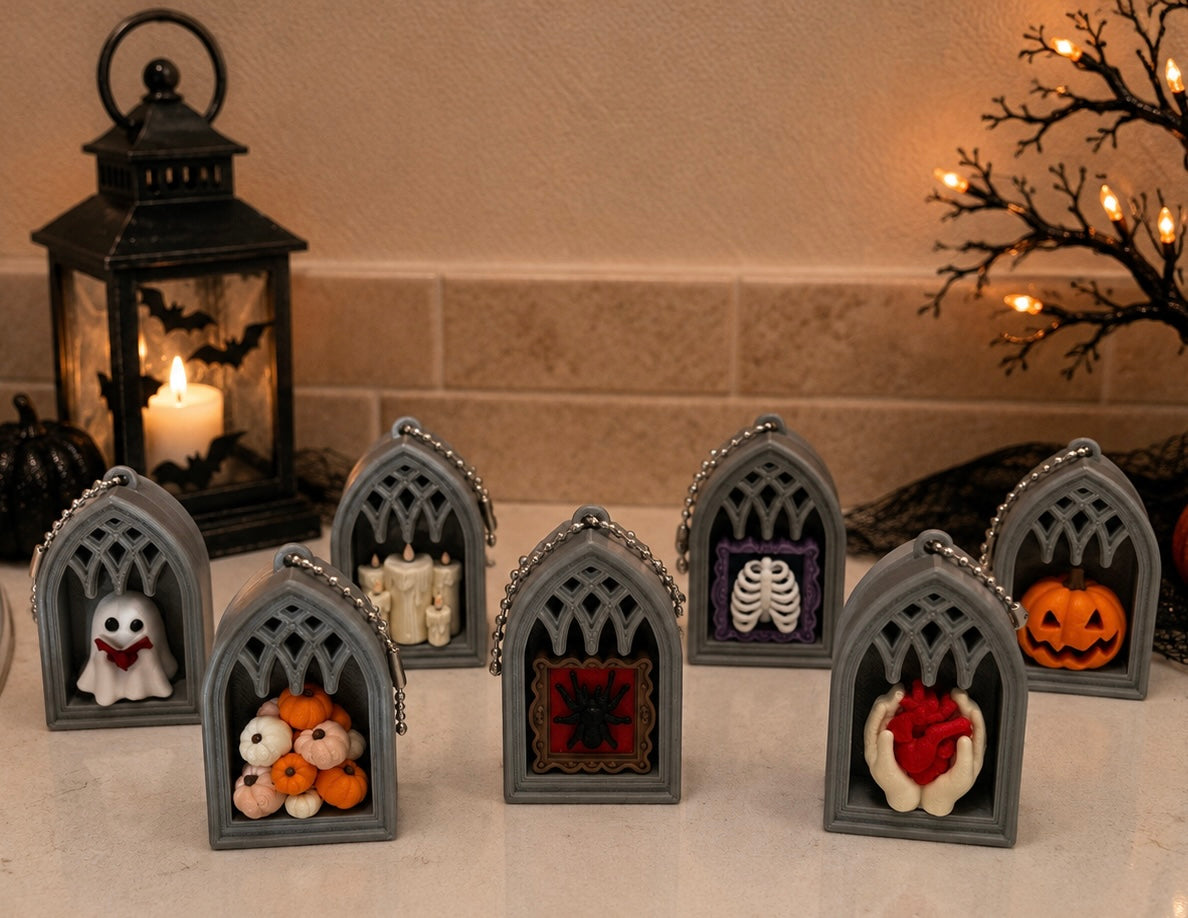 Halloween Fidget Clicker Keychain