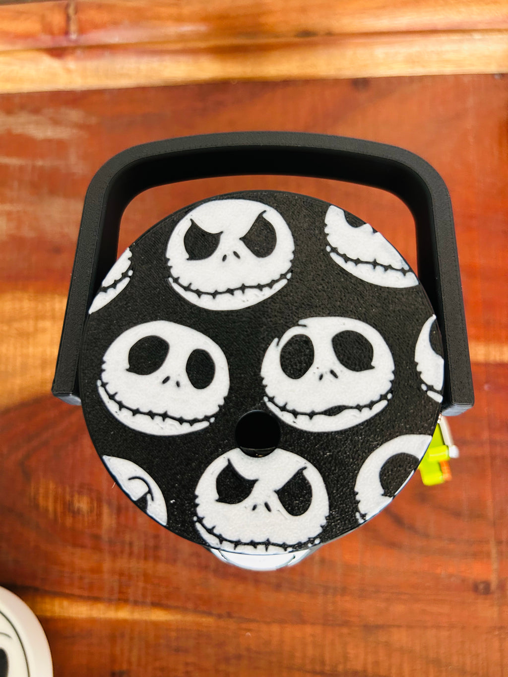 Jack Skellington-Inspired 3D Printed Mini Can Cooler with matching Tab Opener