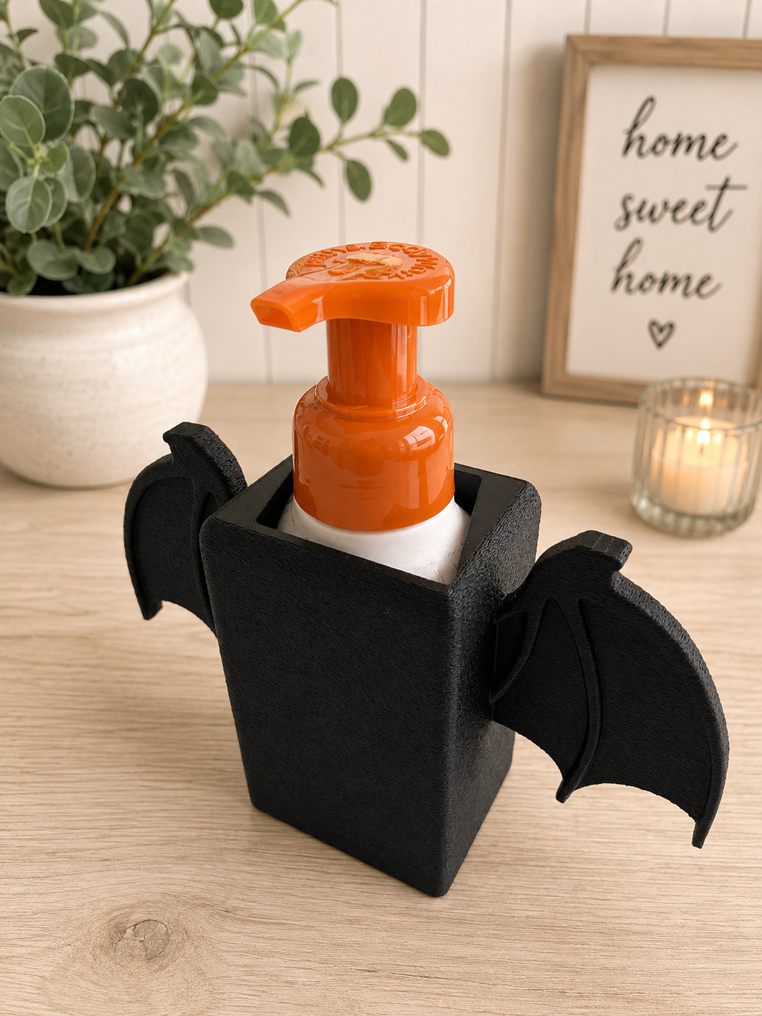 3D Printed Bat Soap Holder for Bath & Body Works Foaming Soap