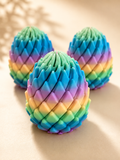 Rainbow Dragon Egg Fidget Ball – 3D Printed Twist Fidget Toy
