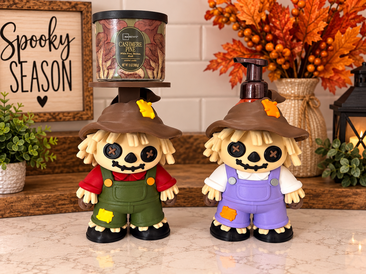 The Scarecrow B&BW foaming soap holder