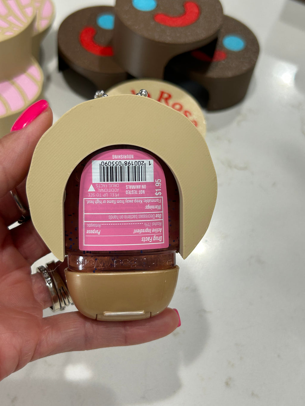 Concha & Mexican Candy Hand Sanitizer Holder | PocketBac Bag Charm