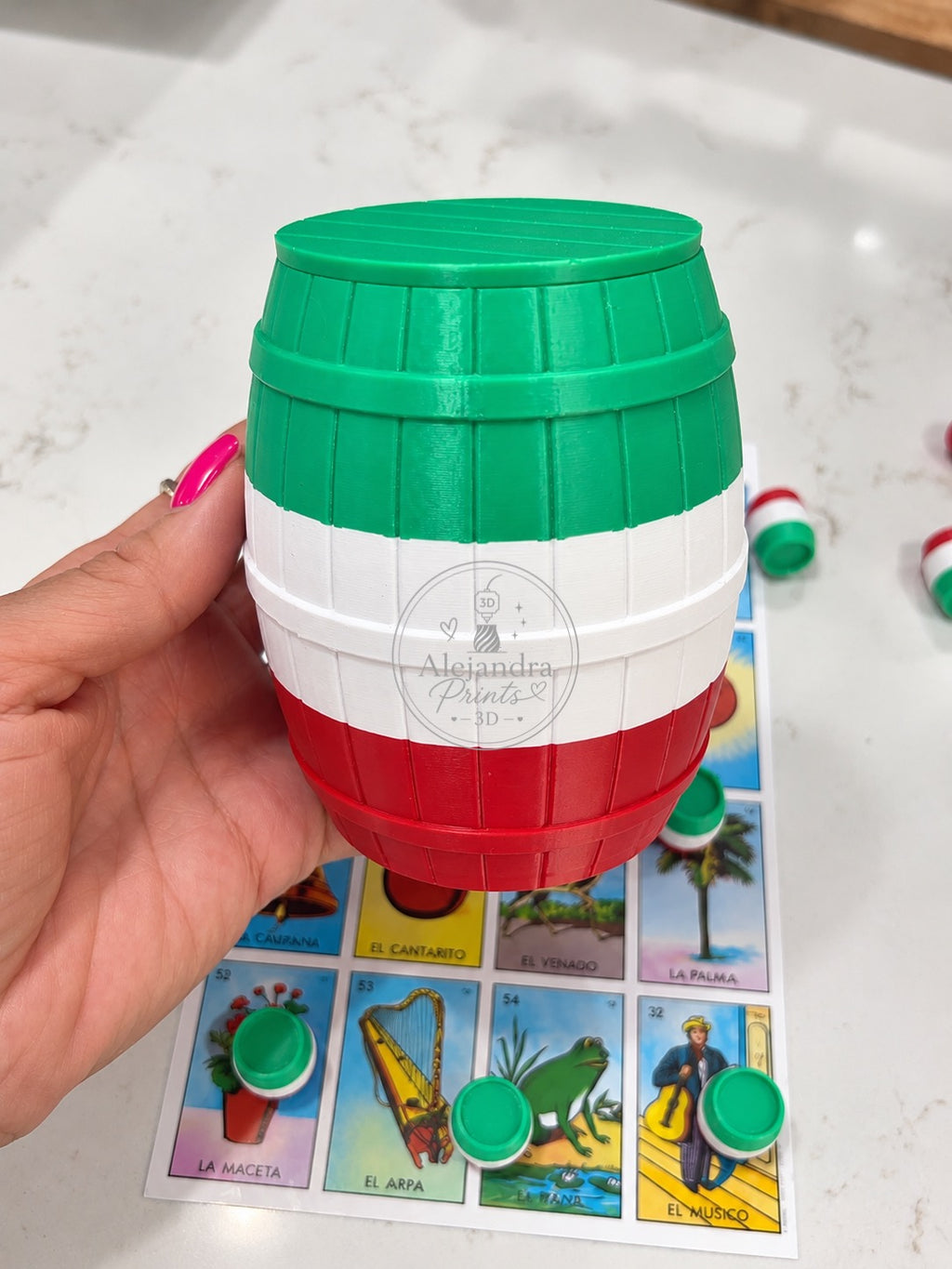 Barril Lotería Token Holder