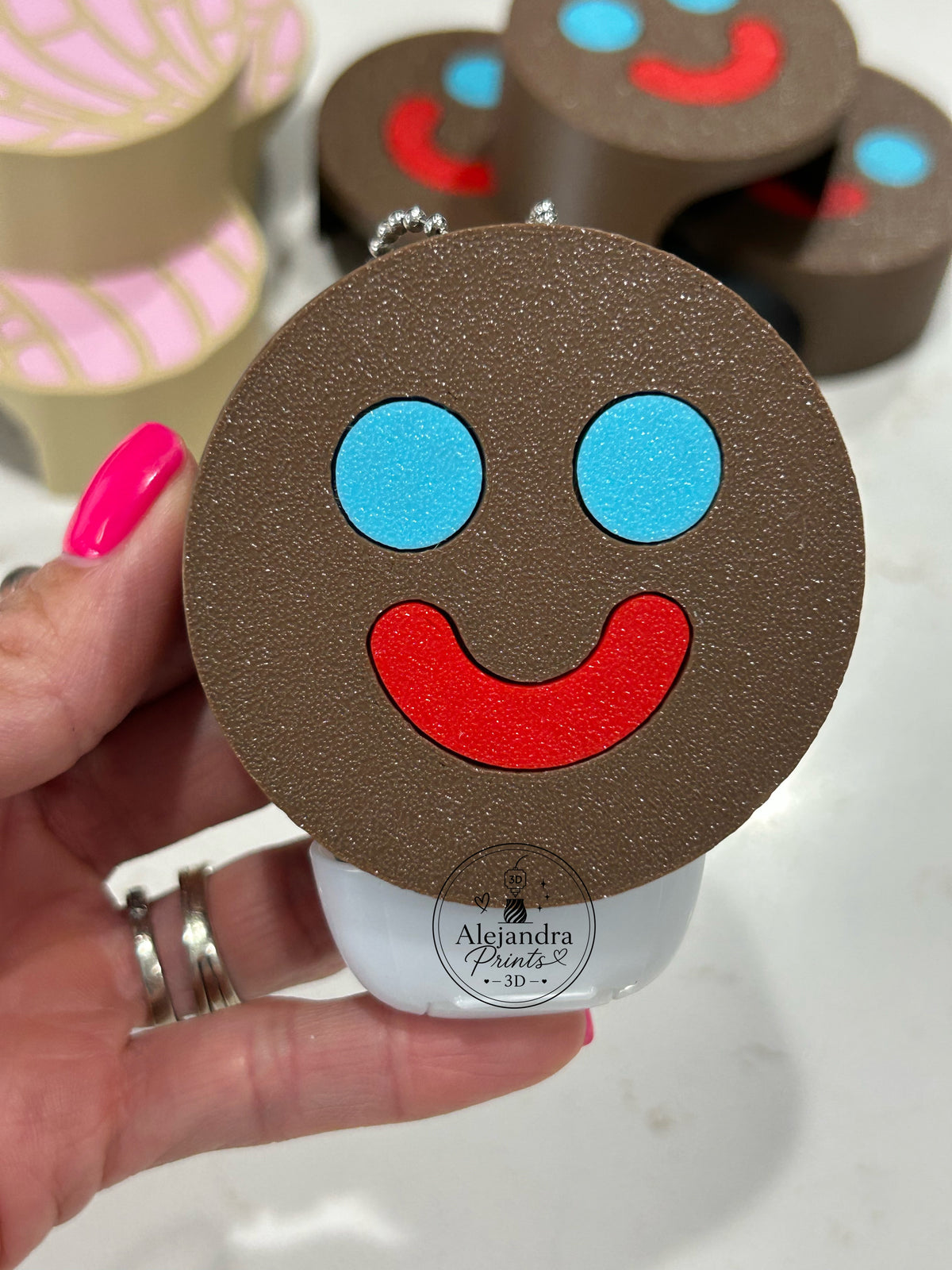Concha & Mexican Candy Hand Sanitizer Holder | PocketBac Bag Charm