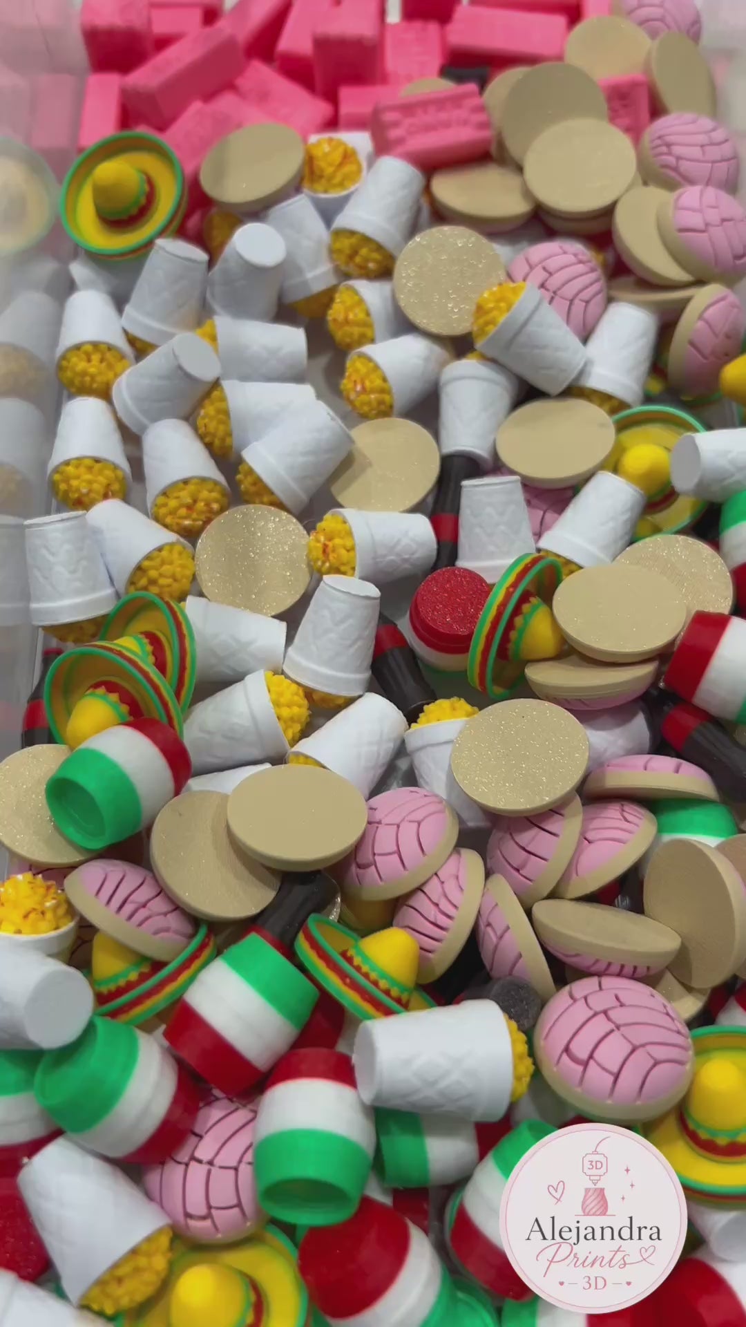 Lotería Game Tokens | 3D Printed Token Bundles
